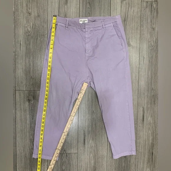 Nili Lotan Paris Pant‎ in Lilac Cropped Length Size 8
